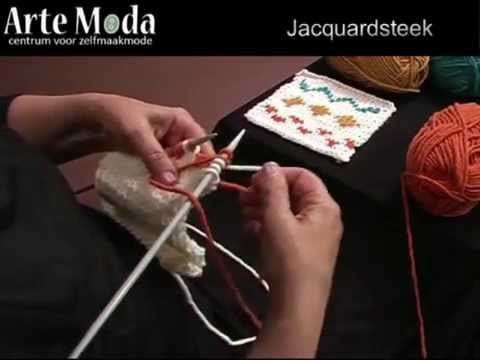 Arte Moda voorbeeld breien: Jacquardsteek