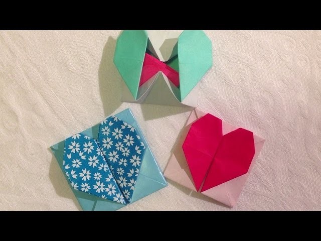 Fun: Origami hartjesdoosje.envelopje vouwen