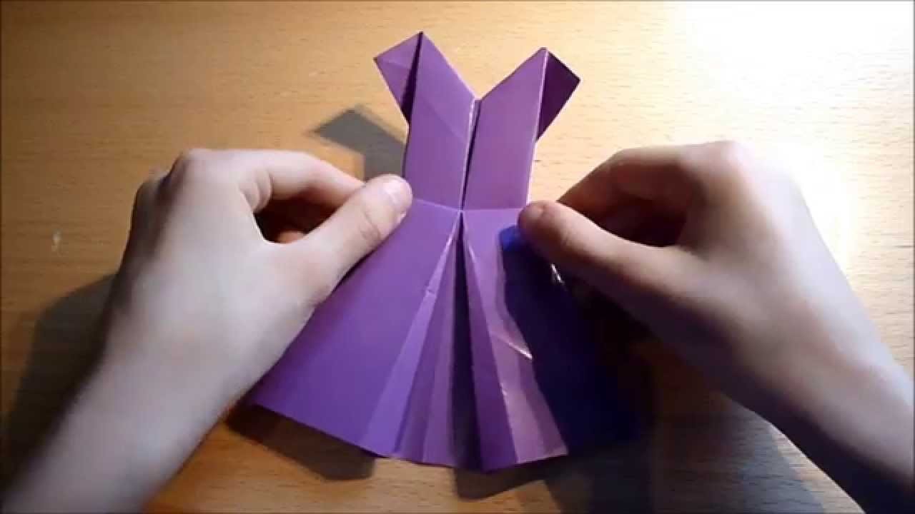 "Hoe maak je een Origami Jurkje" [Origamia]