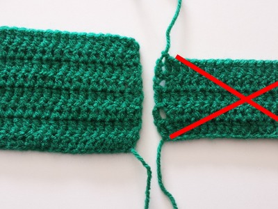 Stokjes haken : hoe kan je het eerste stokje mooi haken. how to crochet the first dc