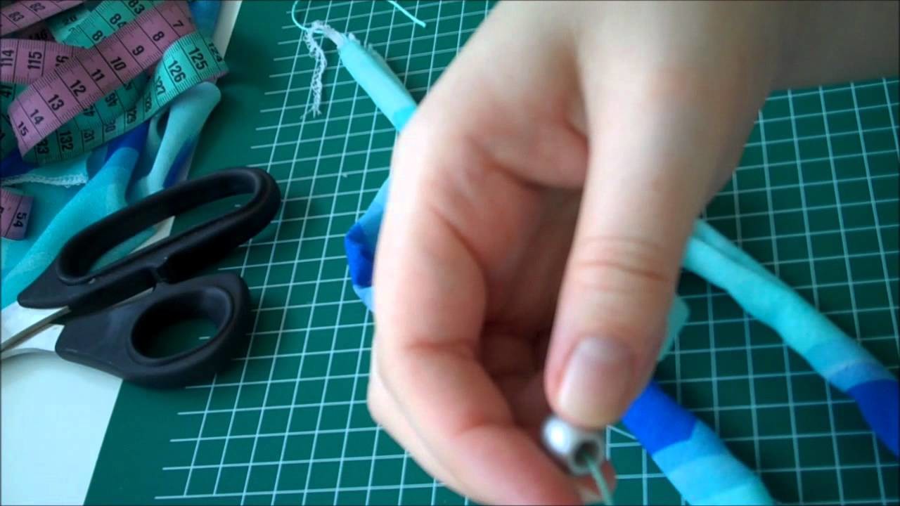 DIY tutorial armband van stof maken
