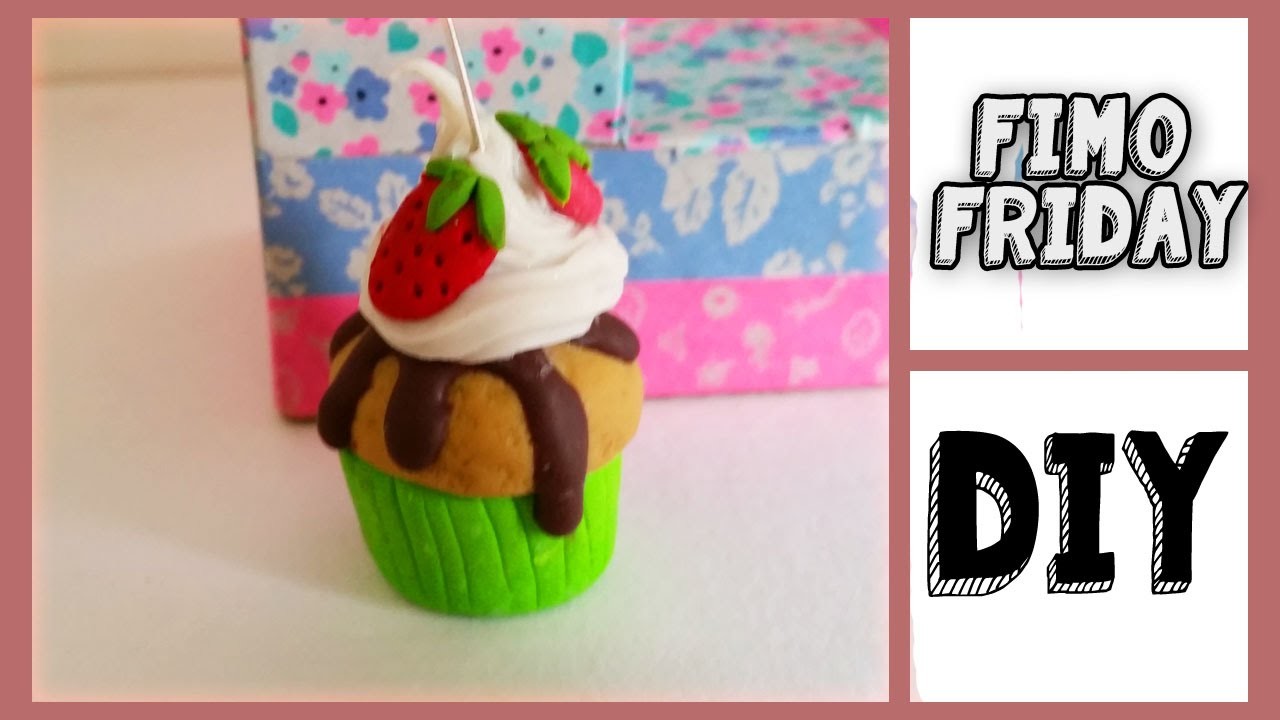Polymer Clay Whipped Cream Cupcake Tutorial - Fimo Friday #14
