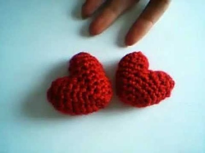 Crochet hearts (no tutorial!). gehaakte harten (geen tutorial!)