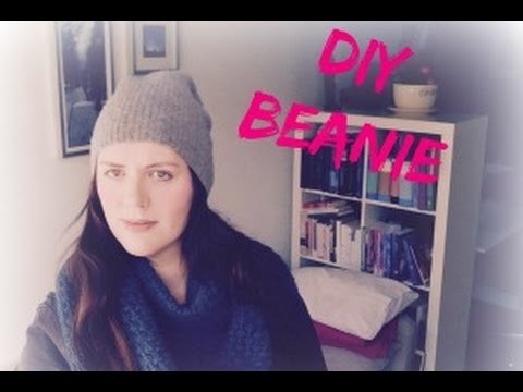 DIY Beanie (muts) van een oude trui