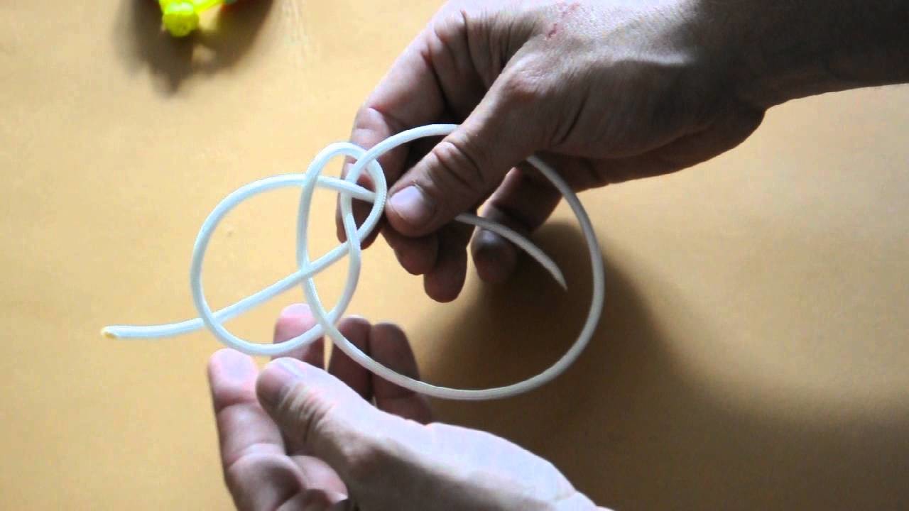 Keltische knoop maken. celtic knot