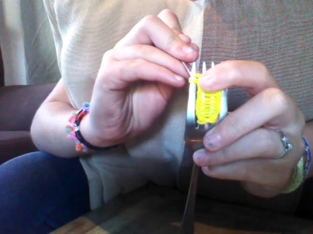 Rainbow loom met vork NEW