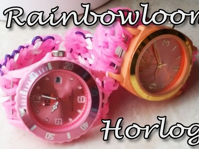 RAINBOW LOOM HORLOGE maak van ieder horloge een loom band! Nederlandse uitleg