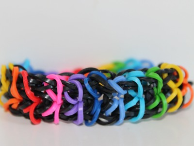 Rainbow Loom, Nederlands, Zippy Chain, armband