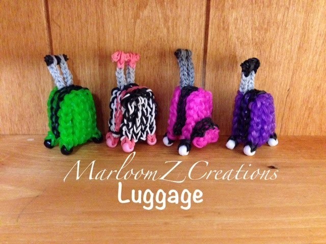 Rainbow Loom Luggage Suitcase Bagage