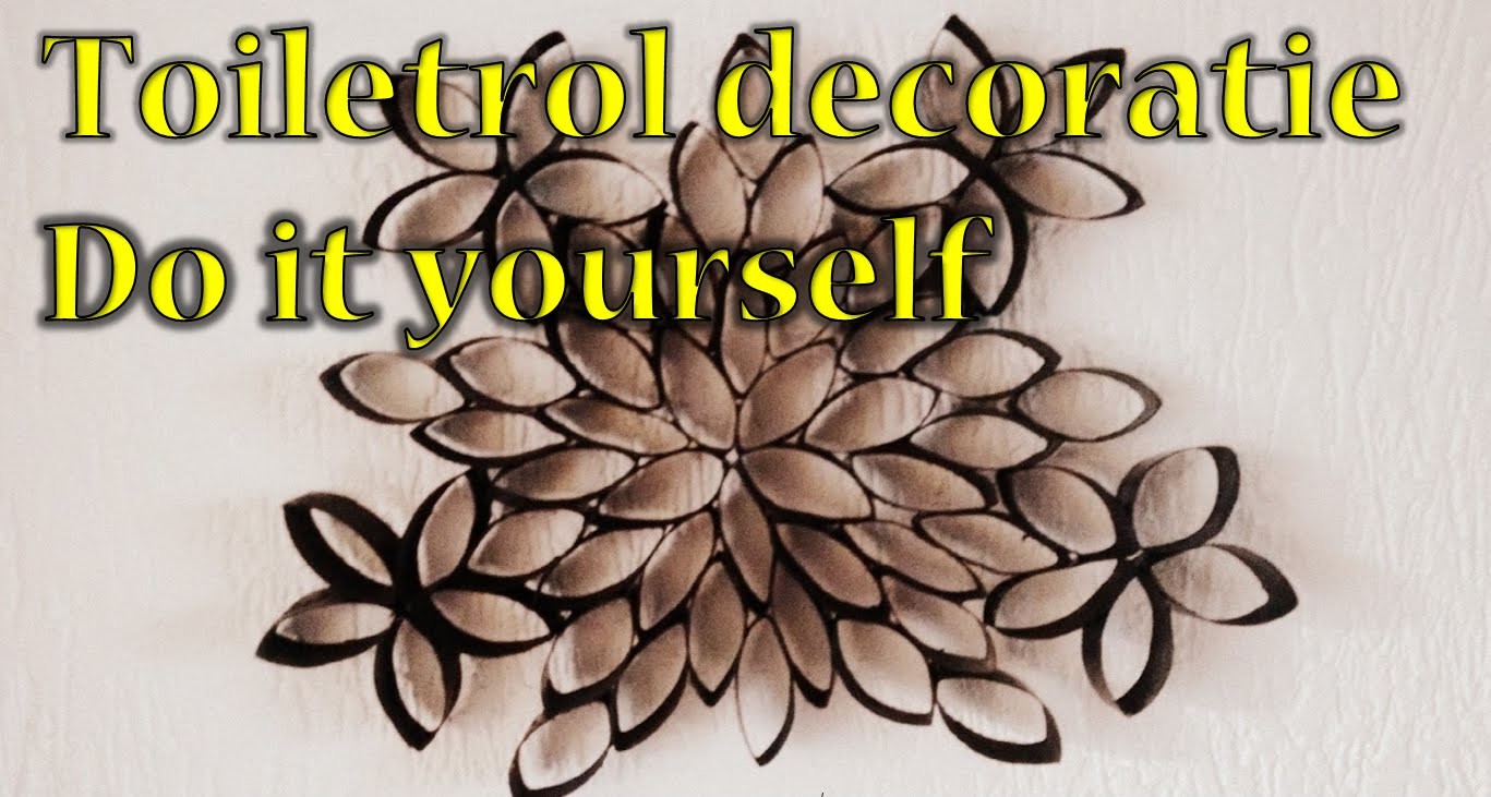 Do it yourself - Wc rolletjes decoratie