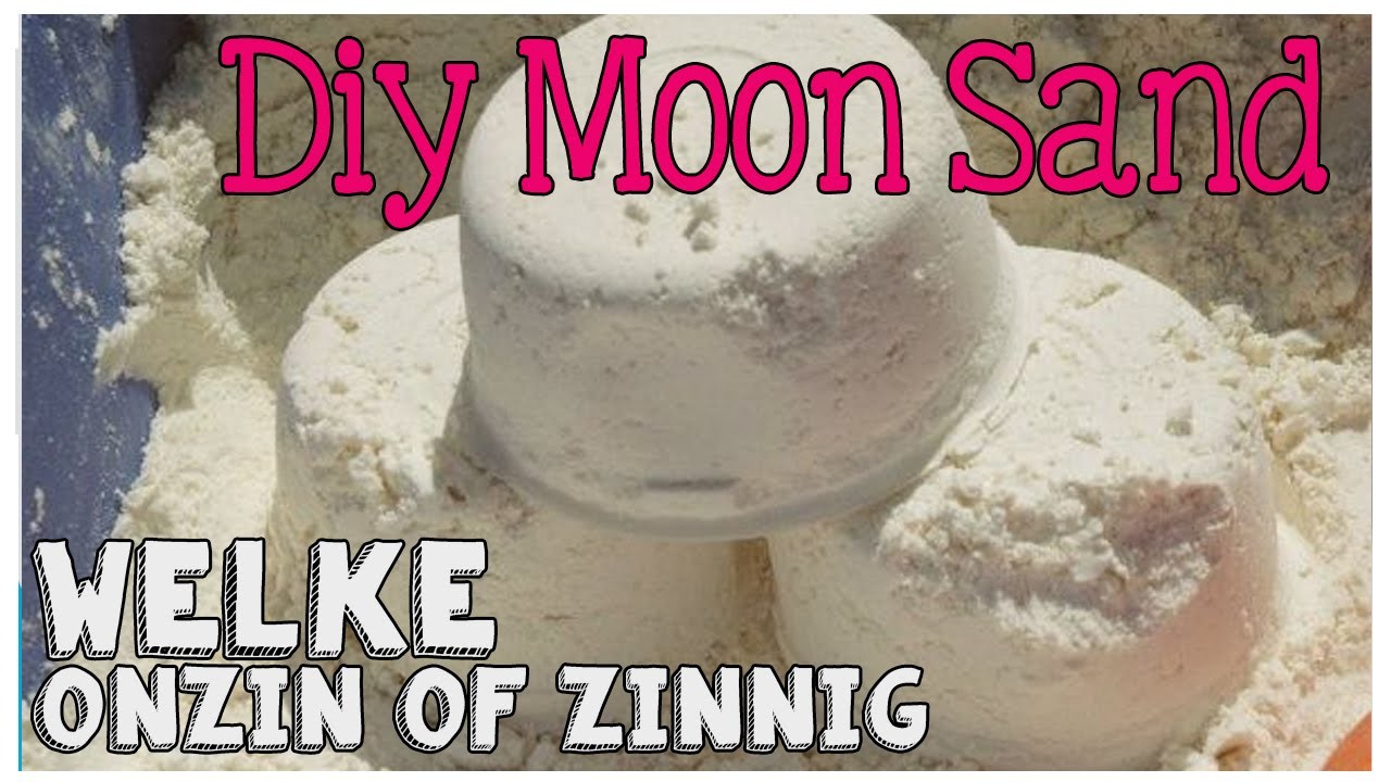 DIY Moon Zand WELKE ONZIN OF ZINNIG #10 (soft dough, Moon Sand)