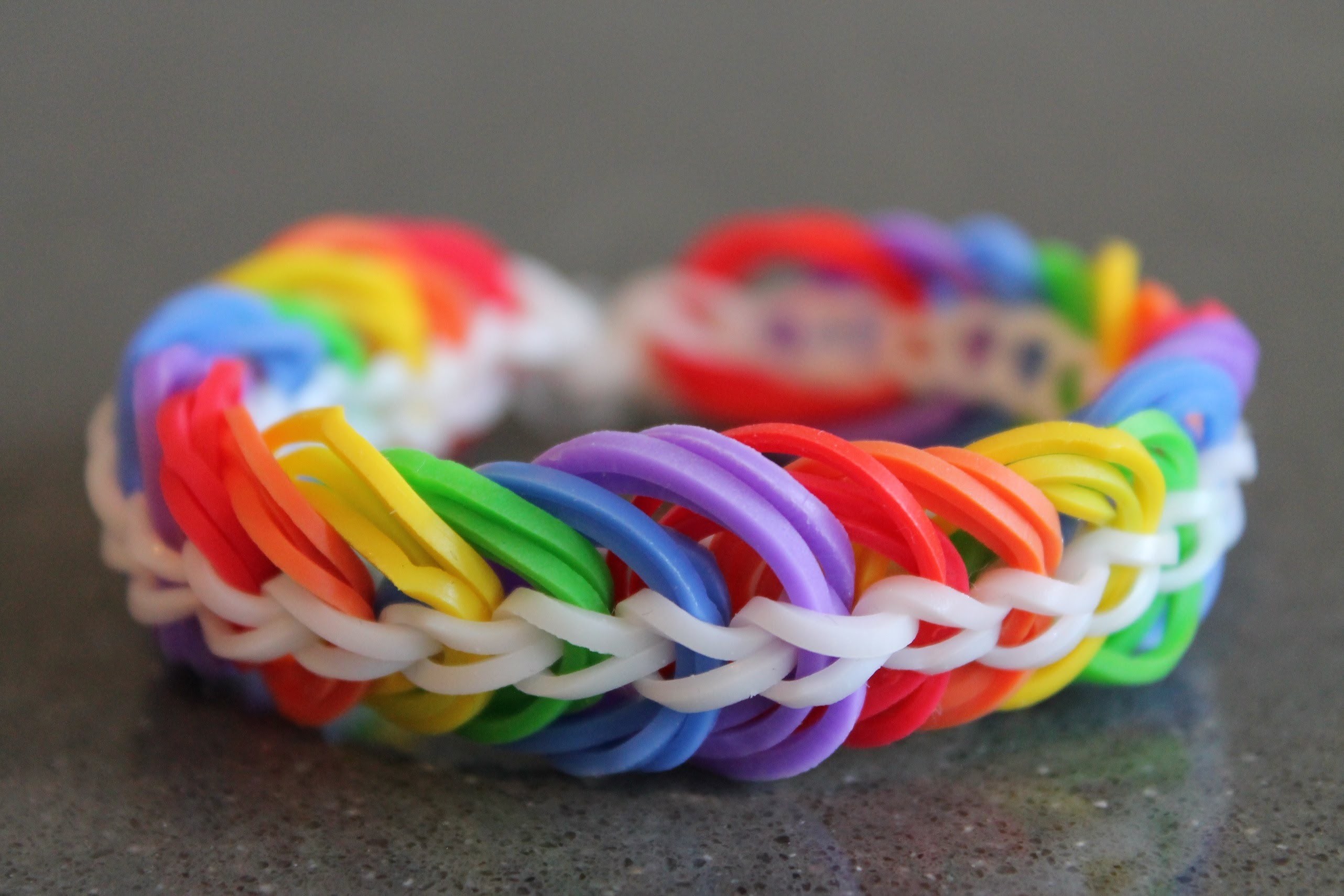 Rainbow Loom Nederlands, triple link chain, armband