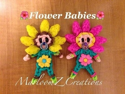 Rainbow Loom Flower Baby: How To: Mother's Day