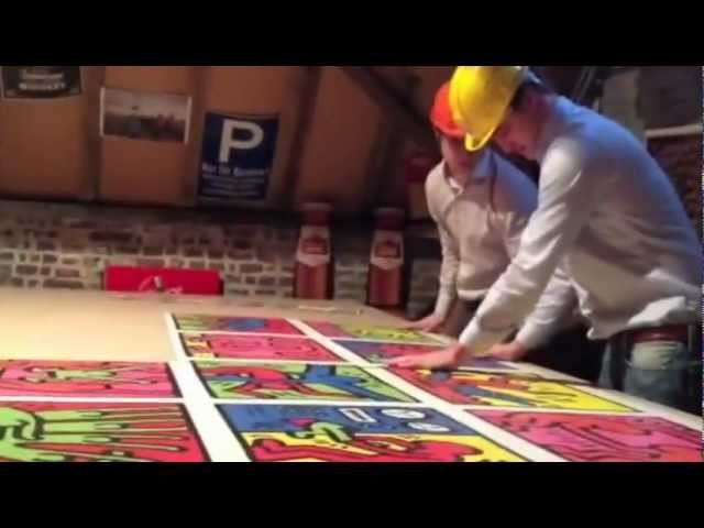 Keith Haring Ravensburger puzzle 32000 pieces ( The bet )