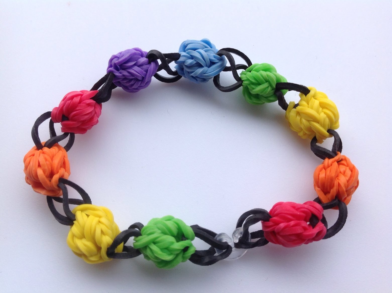 Rainbow loom Nederlands, gumball chain, armband, bracelet, original design