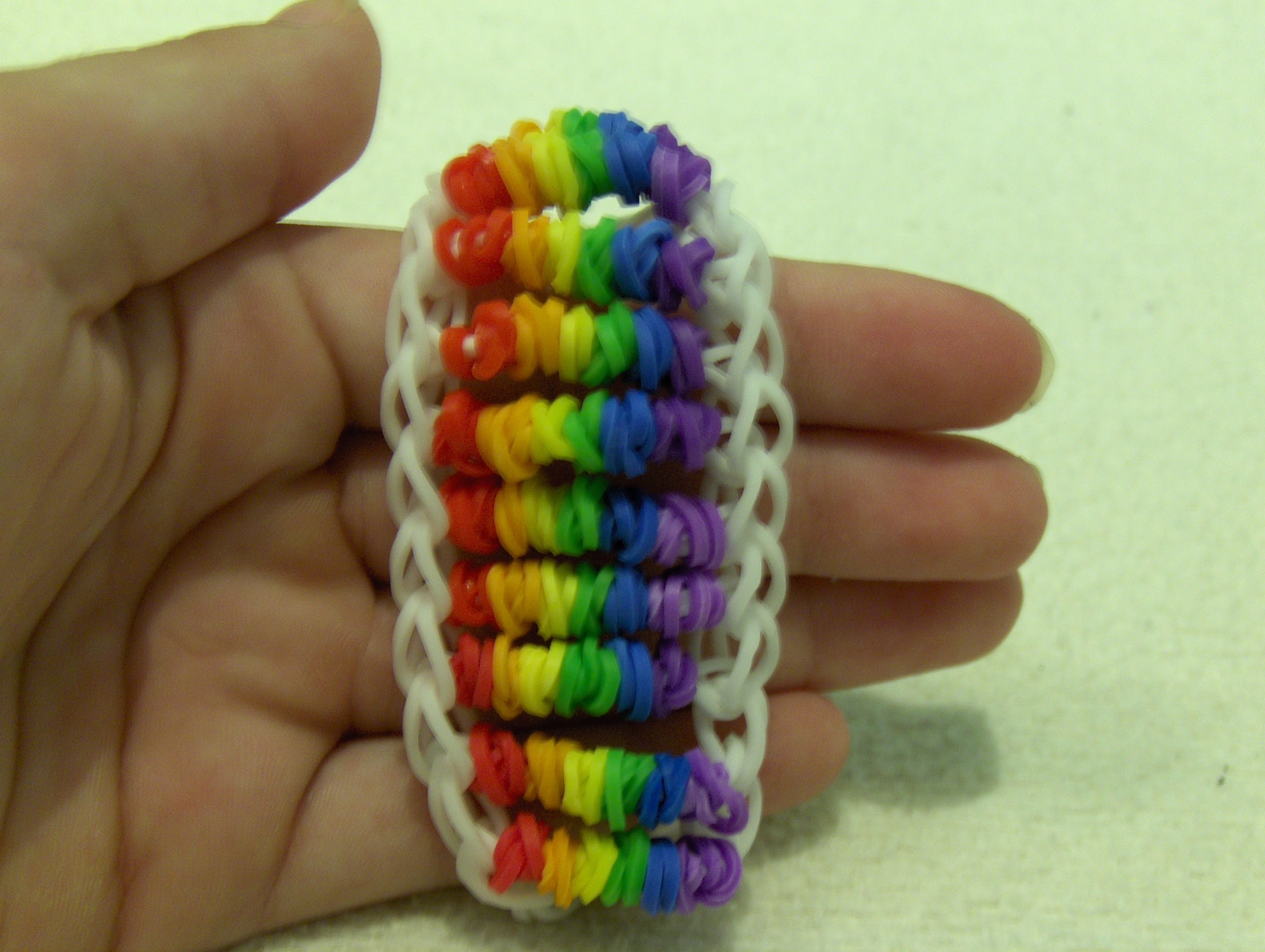 Rainbow Loom Nederlands, Candy Twist Armband. Candy Twist Bracelet