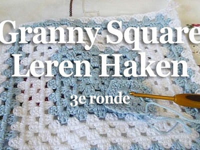 Granny Square Leren Haken, 3e ronde