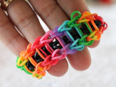 Rainbow loom Nederlands Ladder armband bracelet