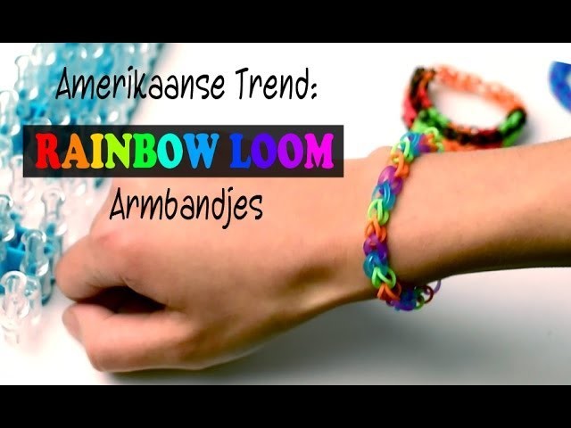 Rainbow Loom Nederlands - Beginners armband || Loom bands, rainbow loom, nederlands