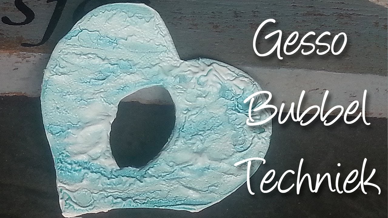 De Gesso Bubble techniek, verouder snel je objecten DIY