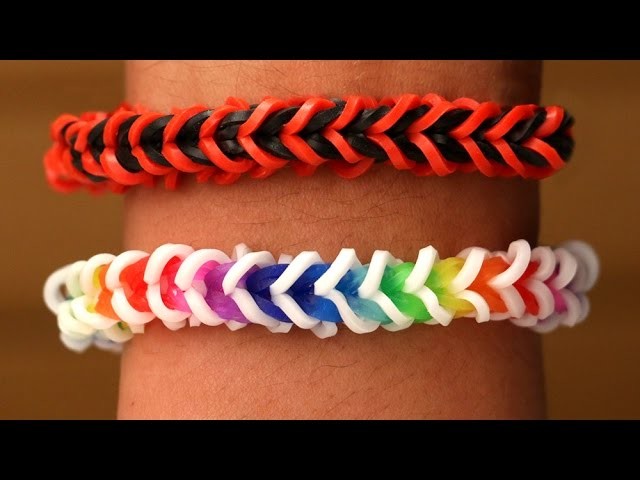 Rainbow Loom Nederlands - Spinelet Armband || Loom bands, rainbow loom, tutorial, how to