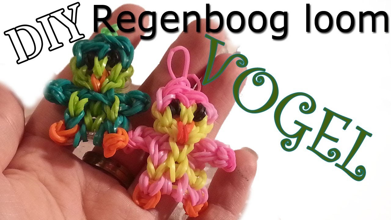 ^-^ Rainbow Loom Nederlands Schattig Vogeltje ^-^