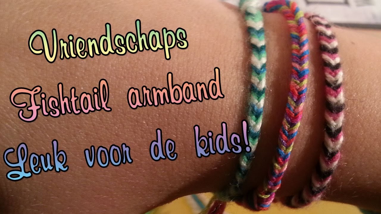 Hoe maak je een fishtail Vriendschaps armband, Leuke Diy voor kids