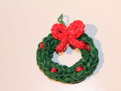 Rainbow Loom Nederlands, 3d kerstkrans, Xmas wreath, Original Design