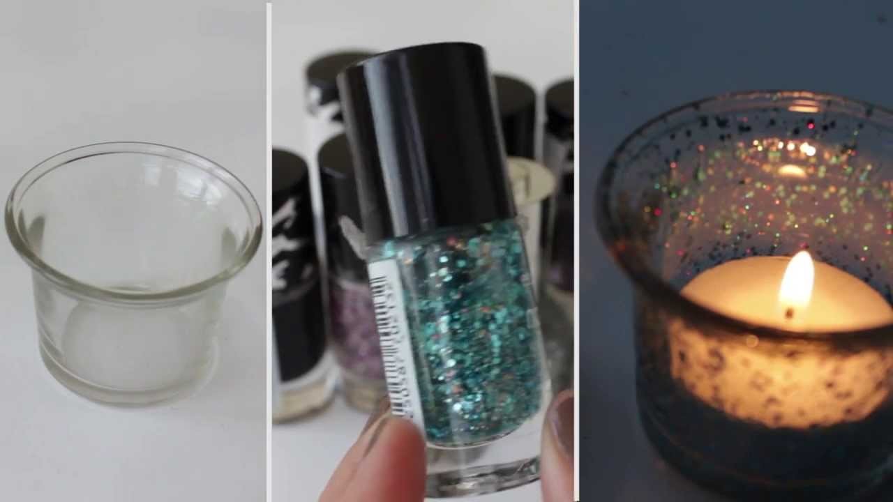 DIY Decoratie: Glitterlichtjes met nagellak!