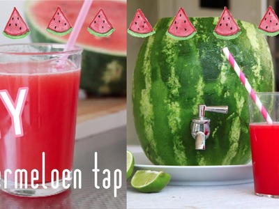 DIY watermeloen tap ! #CinVi
