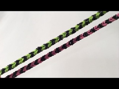 Rainbow Loom Nederlands, Fishtail Nano -mini fishtail- Armband