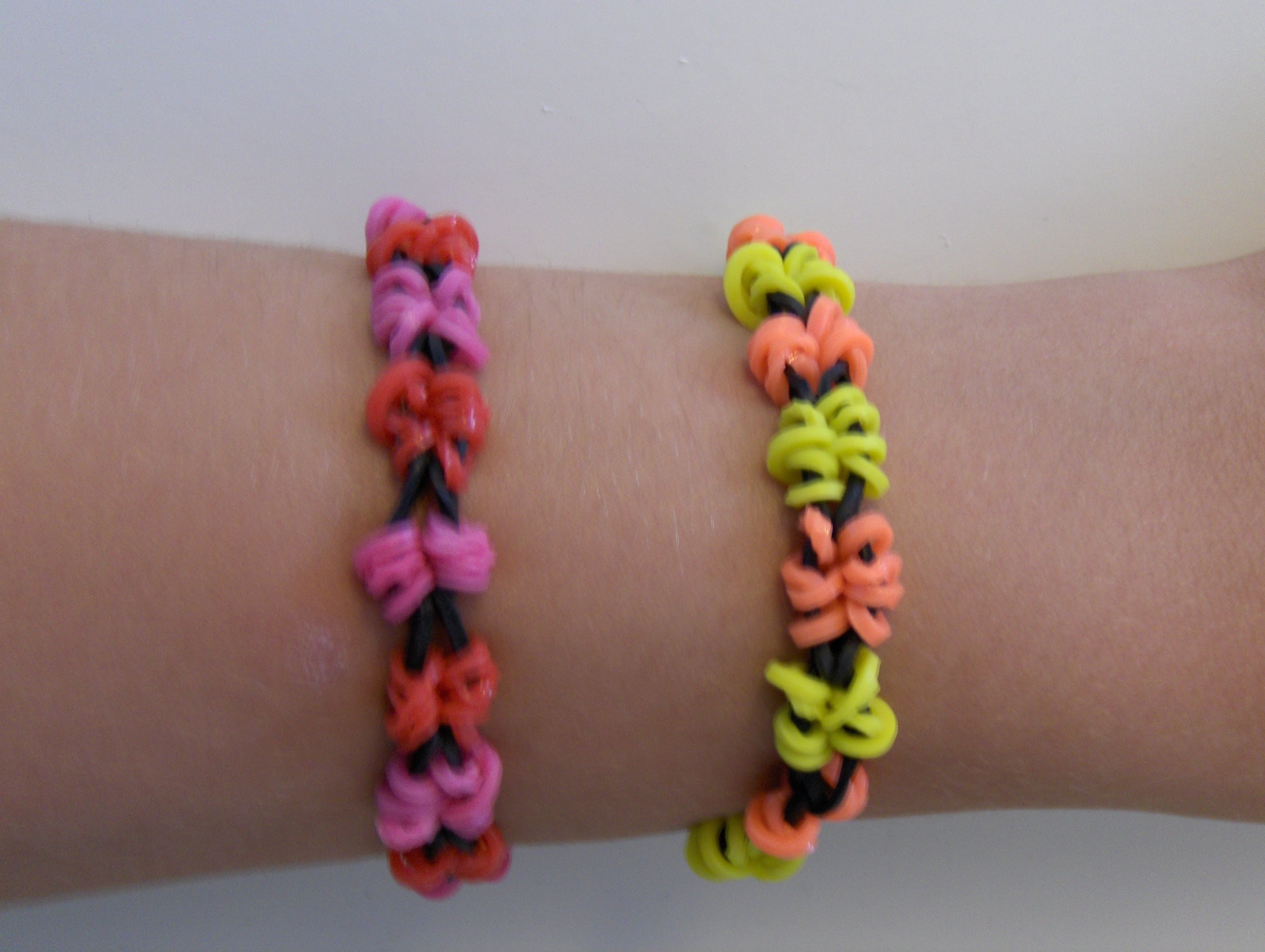 Rainbow Loom Nederlands, Mini Butterfly Armband. Mini Butterfly Bracelet (Original Design)