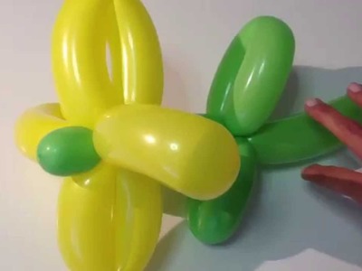 Fun: een bloem maken van vouwballonnen