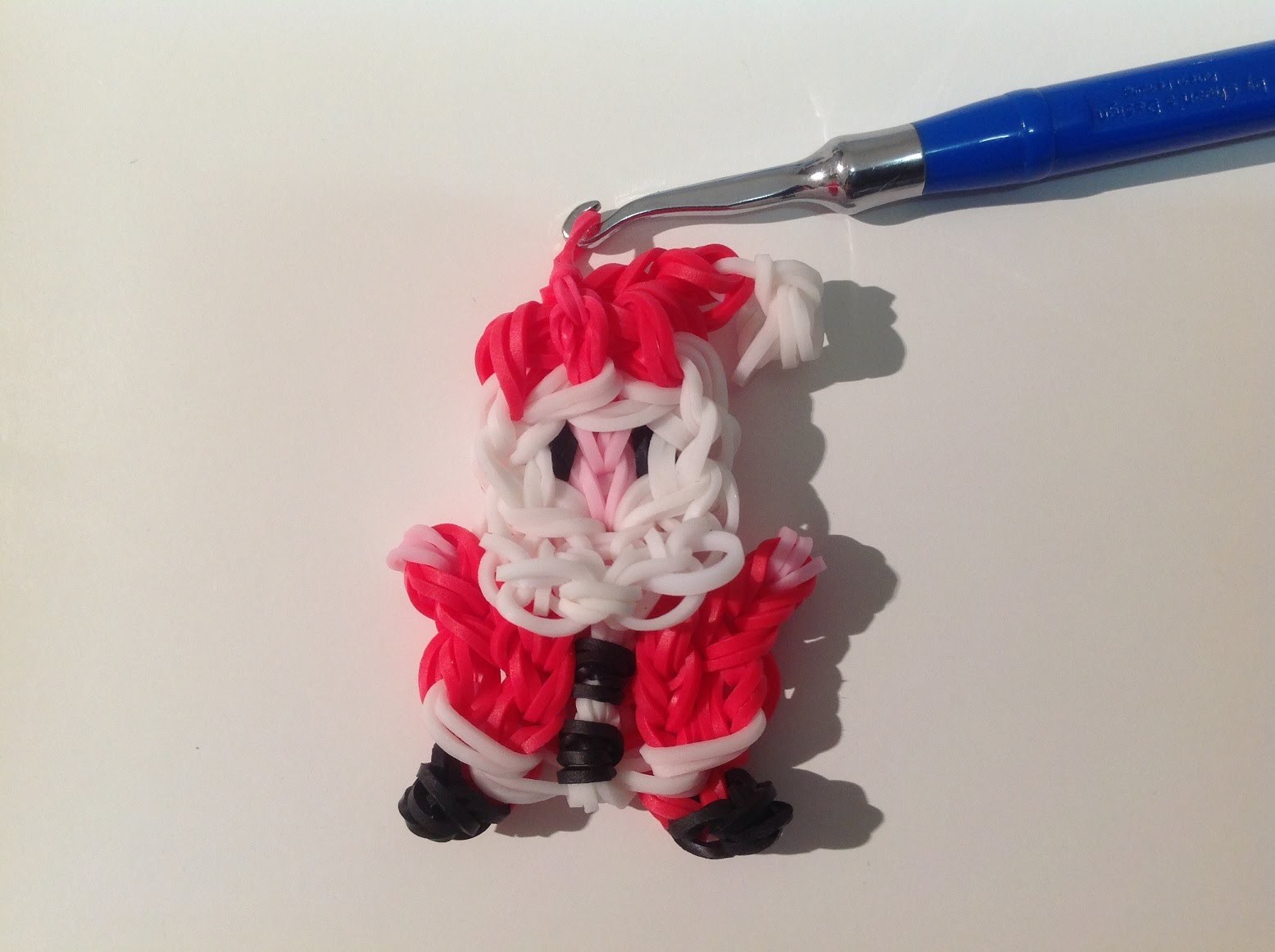 Rainbow Loom Nederlands, Mini Kerstman, Mini Santa, Original Design