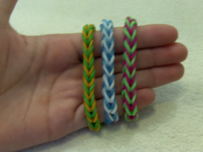 Rainbow Loom Nederlands, Visgraat Armband. Fishtail Bracelet