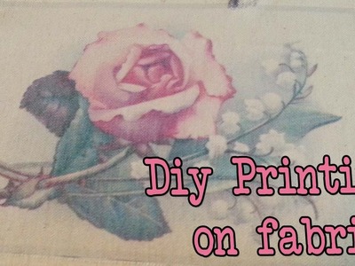 Diy How to print on fabric with an inkjet printer?