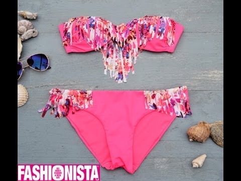 Fashionista's DIY - Fringe bikini