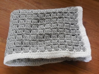 Babydeken haken. baby blanket crochet beginner