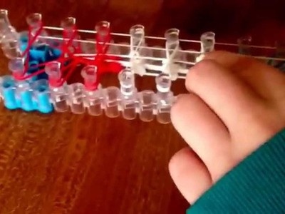 Rainbow loom de Nederlandse vlag (zelf bedacht)