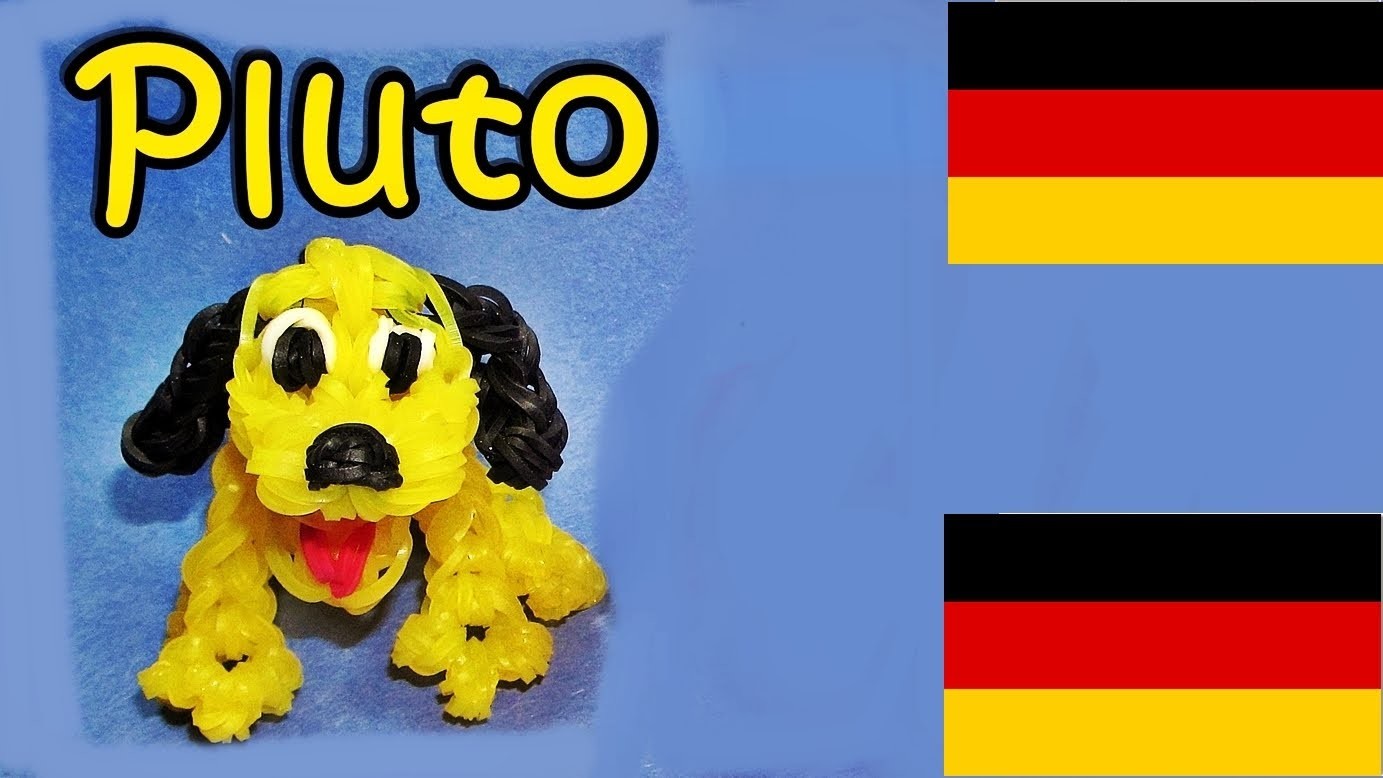 Loom Bandz Anleitung Deutsch Pluto. Hund, (Loom Bands Deutsch Tiere, Rainbow Loom Deutsch)