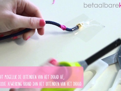 DIY: Hoe maak je een armband met macramé steek?