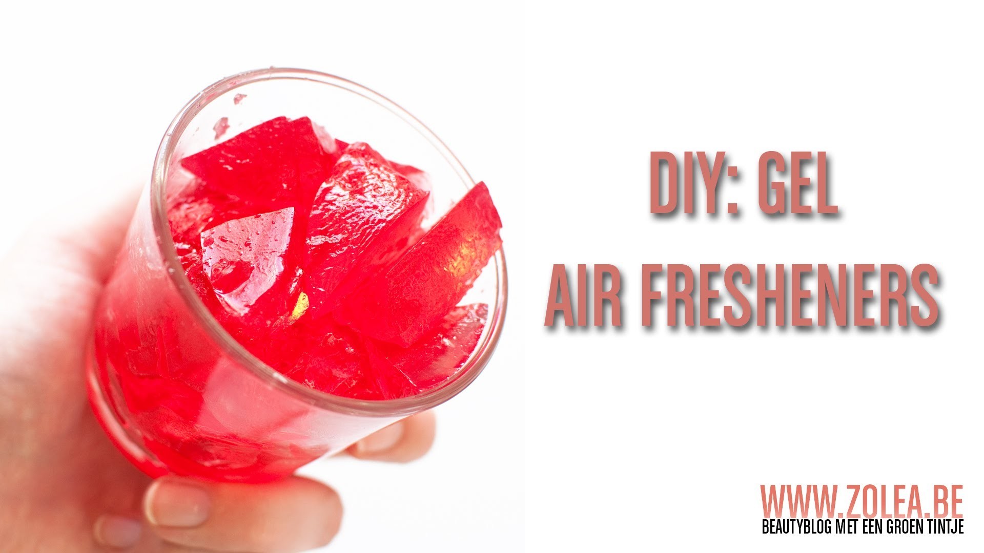 DIY gel air fresheners