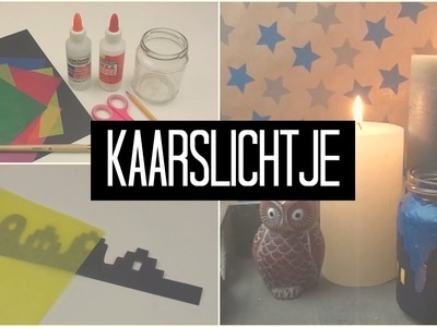 DIY Kaarslichtje - leuk voor Sint èn Kerst