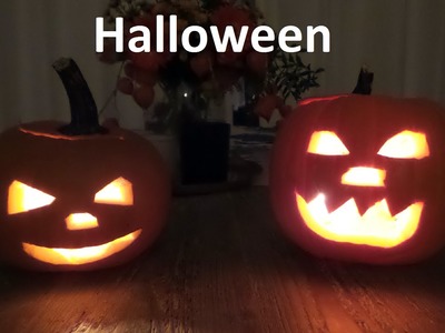 HALLOWEEN pompoen uitsnijden DIY ~ How to carve a Halloween Pumpkin DIY
