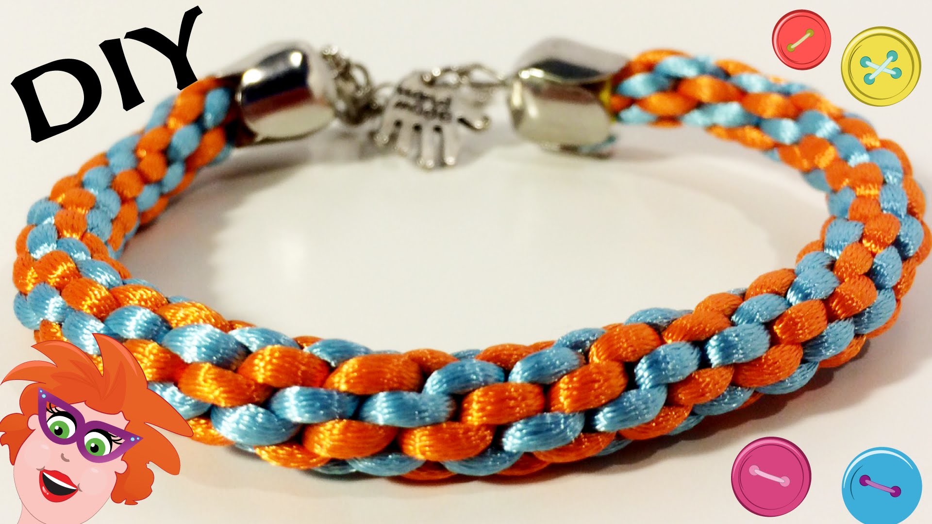 Nederlands DIY Friendship Bracelet - Kumihimo armbandje vlechten