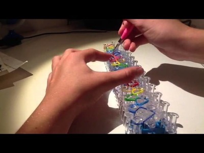 Rainbow loom basis armband Nederlands