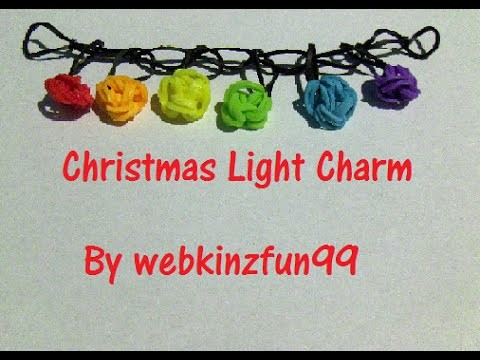 Rainbow Loom Nederlands | Christmas Lights Charm
