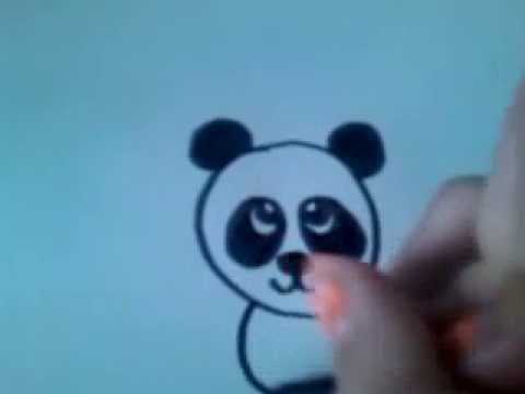 Cartoon panda 'How to draw' #3