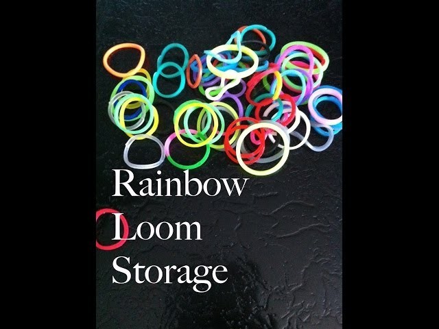 Rainbow loom storage NL