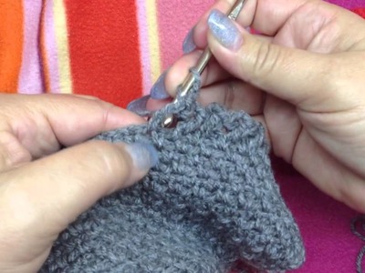 Wendy's rand - verlengde gekruiste stokjes - crochet crossed double crochet